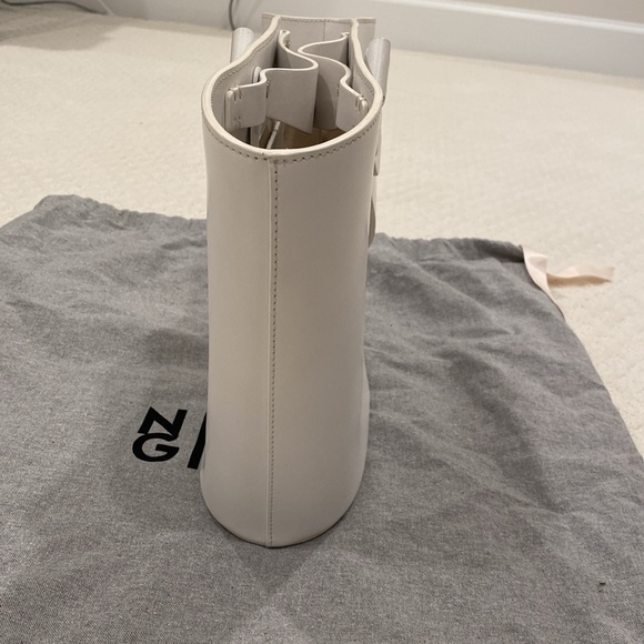 Nico Giani “Nelia” white leather bucket bag large - Picture 8 of 12